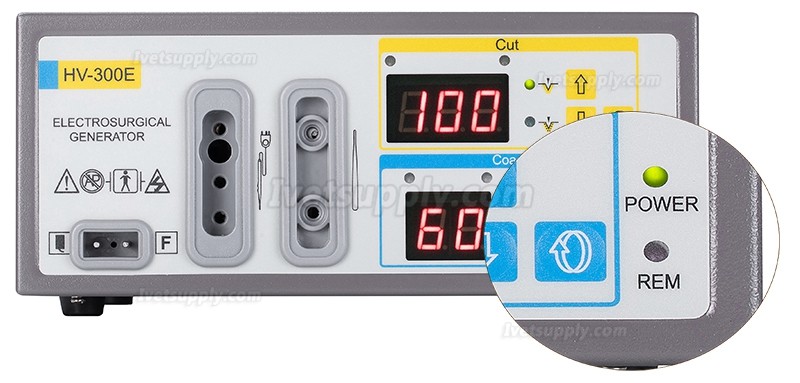 Veterinary Electrosurgical Unit ESU Bipolar Diathermy Machine Bipolar Coagulator Portable 100W